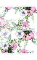 Teacher Planner: Teacher Lesson Planner Academic Calendar Year Organizer with Daily, Weekly & Monthly Lesson Log Year Lesson Record Book (2019 Planner) Paperback