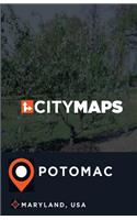 City Maps Potomac Maryland, USA