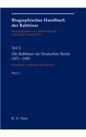 Die Rabbiner im Deutschen Reich 1871-1945