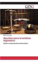 Apuntes para el análisis legislativo