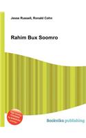 Rahim Bux Soomro: (English)