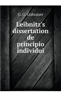 Leibnitz's Dissertation de Principio Individui