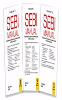 Taxmann's SEBI Manual ? A Compendium of Acts/Rules/Circulars/Master Circulars on SEBI & Securities Laws (Set of 3 Volumes) | 36th Edition 2021 [Paperback] Taxmann