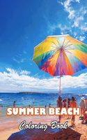 Summer Beach Coloring Book for Adults