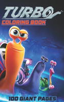 Turbo Coloring Book: GREAT Gift for Any Kids and Fans with HIGH QUALITY IMAGES and GIANT PAGES