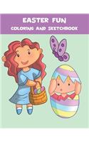 Easter Fun Coloring and Sketchbook