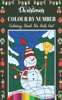 Christmas Colour By Number Coloring Book For Kids Girl