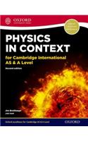 Physics in Context for Cambridge AS & A Level Student Book