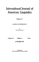 A Manual of Phonology