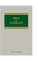 Phipson on Evidence Mainwork & Supplement