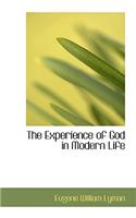 The Experience of God in Modern Life