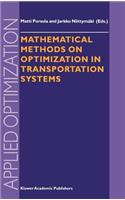 Mathematical Methods on Optimization in Transportation Systems: (48 Applied Optimization)