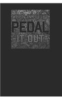 When In Doubt Pedal It Out: Cycle Sport Notebook, Graph Paper (6 x 9 - 120 pages) Sports Themed Notebook for Daily Journal, Diary, and Gift