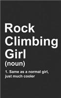 Rock Climbing Girl