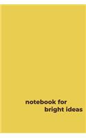Notebook for Ideas
