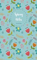 Spring Notebook: Dot Grid Pages