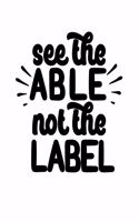 See the Able Not the Label Special Needs Journal