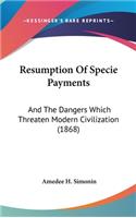 Resumption of Specie Payments