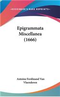 Epigrammata Miscellanea (1666)