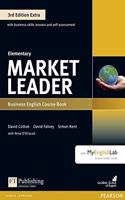 Market Leader 3rd Edition Extra Elementary Coursebook with DVD-ROM and Myenglishlab Pack