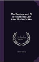 The Development Of International Law After The World War