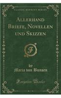 Allerhand Briefe, Novellen Und Skizzen (Classic Reprint)