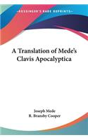 Translation of Mede's Clavis Apocalyptica