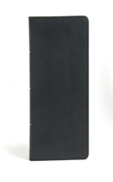 CSB Large Print Personal Size Reference Bible, Black LeatherTouch, Indexed