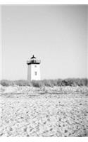 Black and White Lighthouse Journal