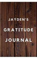 Jayden's Gratitude Journal: 2020 New Year Planner Goal Journal Gift for Jayden / Notebook / Diary / Unique Greeting Card Alternative