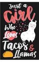 Just a Girl Who Loves Tacos & Llamas