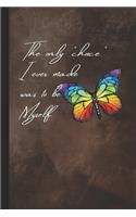 Rainbow Butterfly Notebook
