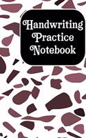 Handwritting Practise Notebook