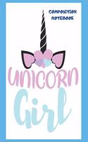 Composition NotebooK Unicorn Girl