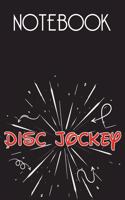 DISC JOCKEY Notebook, Simple Design