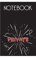 PRIVATE Notebook, Simple Design