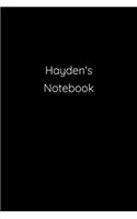 Hayden's Notebook