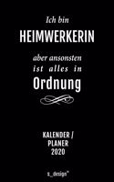 Kalender 2020 für Heimwerker / Heimwerkerin