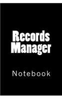 Records Manager: Notebook
