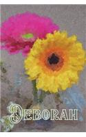 Deborah: Personalised Notebook - 6x9 Lined Writing Notebook Journal - 120 Pages - Perfect for Gifts or Other Holidays - Deborah