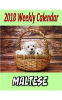 2018 Weekly Calendar Maltese