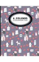 6 Columns Columnar Pad: (6 Columns Columnar Pad)