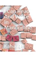 I Can Read And Write In Mandombe