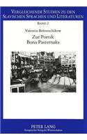 Zur Poetik Boris Pasternaks