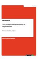 African, Arab and Asian financial organizations