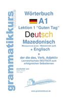 Wörterbuch Deutsch - Mazedonisch - Englisch