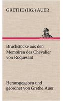 Bruchstucke Aus Den Memoiren Des Chevalier Von Roquesant