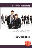 Pa'o People: (English)