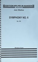 Sibelius Symphony No. 6 Op. 104 Mini Score