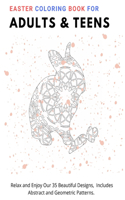 Easter Coloring Book For Adults & Teens